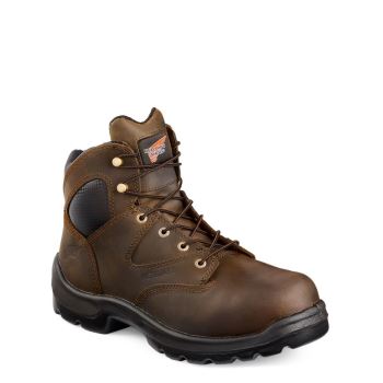 Red Wing FlexBond 6-inch Safety Toe Metguard Veiligheidsschoenen Heren DonkerBruin - 4421